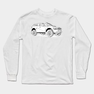 Bowler EXR Truck Wireframe Long Sleeve T-Shirt